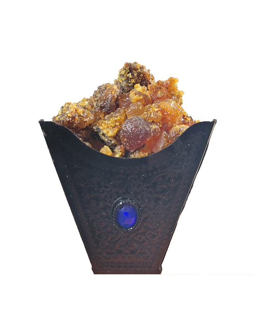 Commiphora Myrrha Myrrh Tree Sap - Aksum Ethiopian Myrrh - Premium Grade A - 100% Natural and Hand Harvested - 4 Oz Net Weight