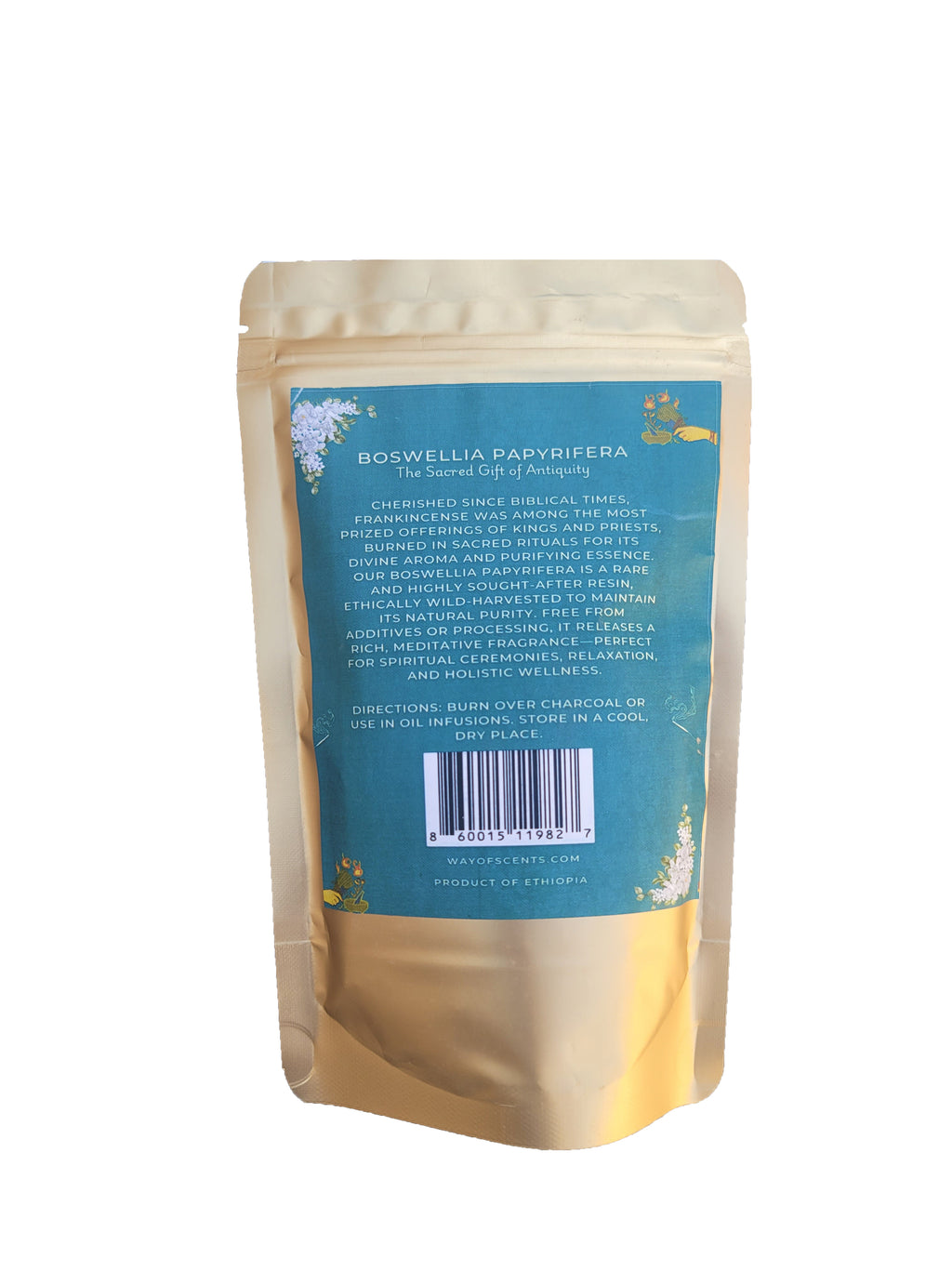 Frankincense Resin - Boswellia Papyrifera - Hand Harvested - 100% Natural Incense Gum Resin From Ethiopia- Net Weight 4.5 Oz