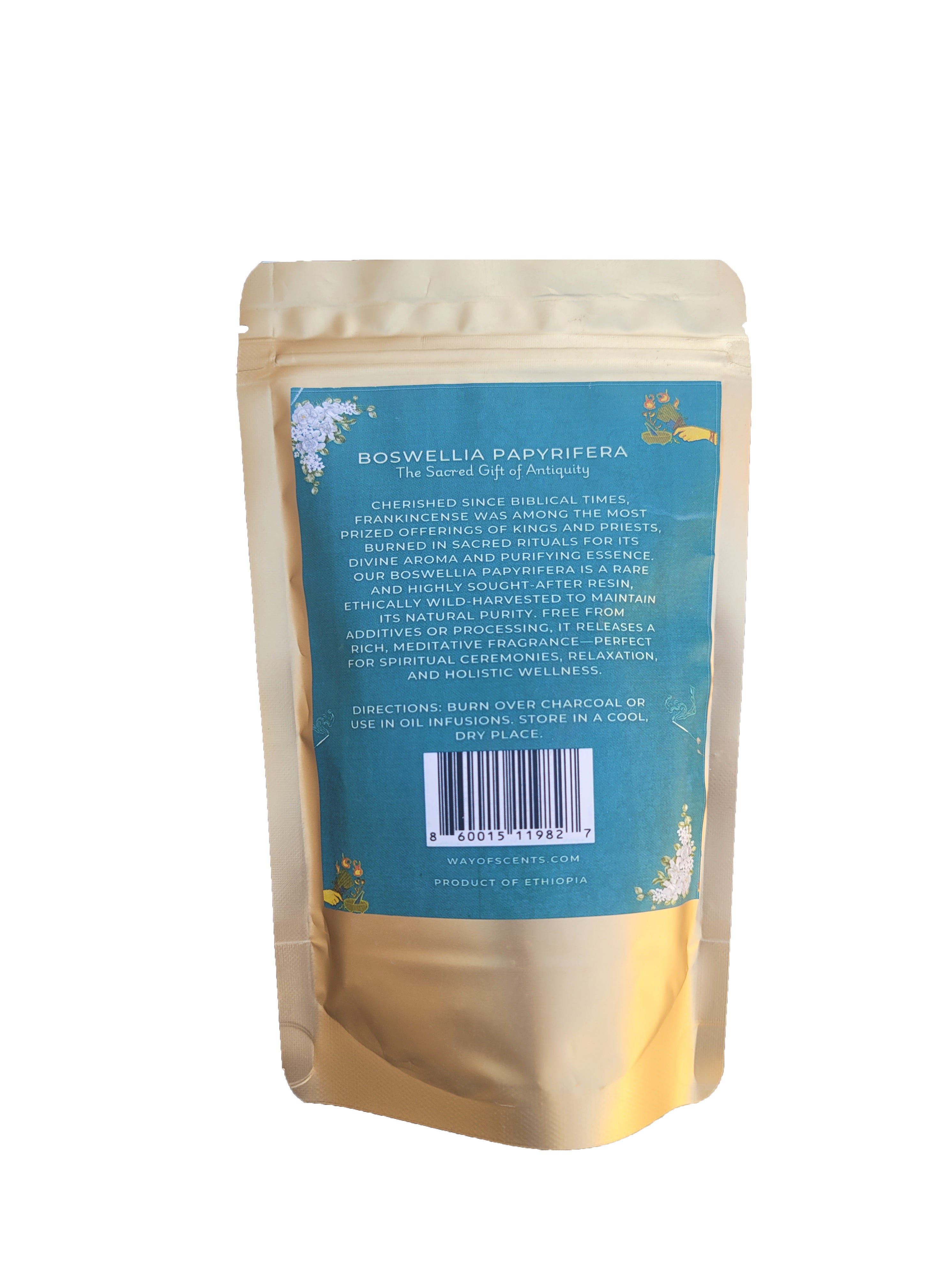 Frankincense Resin - Boswellia Papyrifera - Hand Harvested - 100% Natural Incense Gum Resin From Ethiopia- Net Weight 4.5 Oz